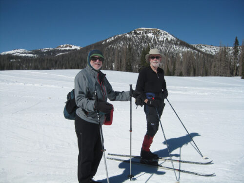 Rich Galloway and Rob Swennes at Wolf Creek Pass