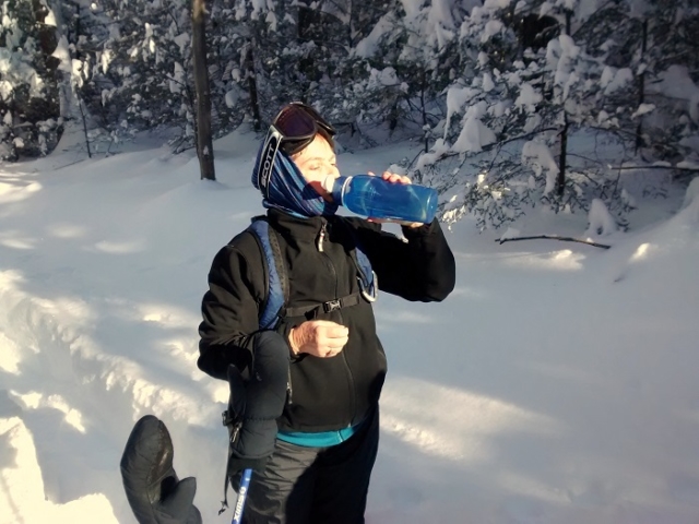Sue on Cabin Loop on Sunday