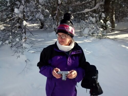 Wendy looking for something to shoot