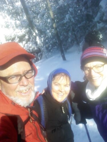 Snow Selfie; Ralph, Sue, Wendy