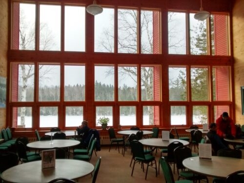 View from the Bull Moose Cafe, Sugar Loaf Outdoor Center