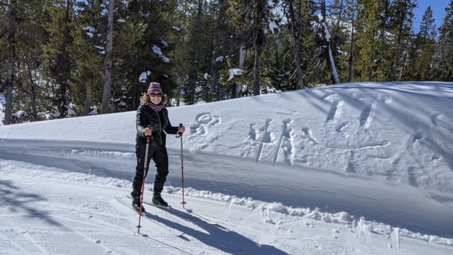 Yvonne at Mt Bachelor Nordic Area