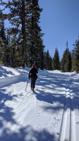 Yvonne at Mt Bachelor
