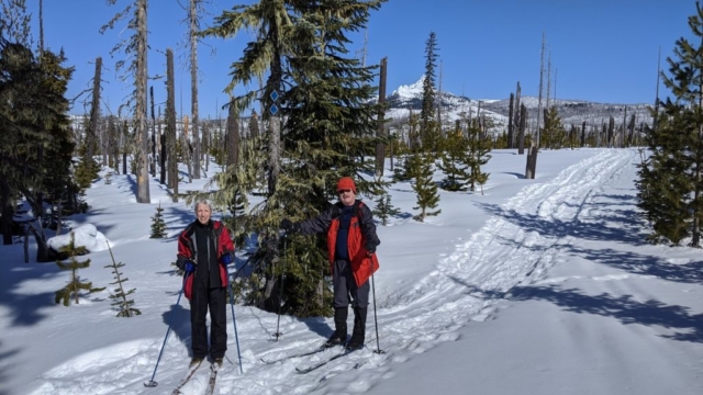 Cathrine and John on the flats at Ray Benson