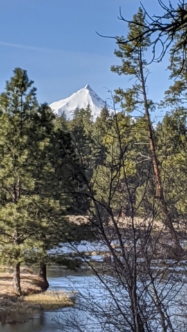 Metolius River emerges near Mt Jefferson