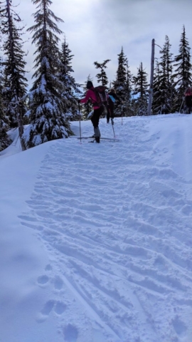 Side stepping a slope