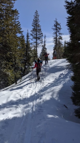 Side-stepping a slope