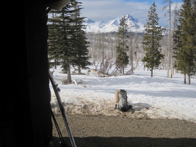 Jeff's Shelter on Three Creeks Lake Trail photo by Al Larsen
