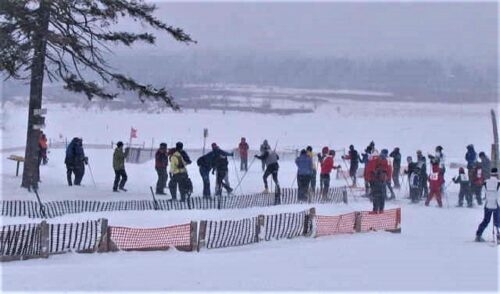 The snow farm at White Grass STC, WV 2006