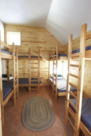 Bunkrooms at the Huts