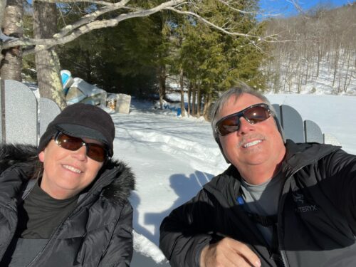 Donna and Ed Johnson, Lapland Lakes Resort, NY 2022