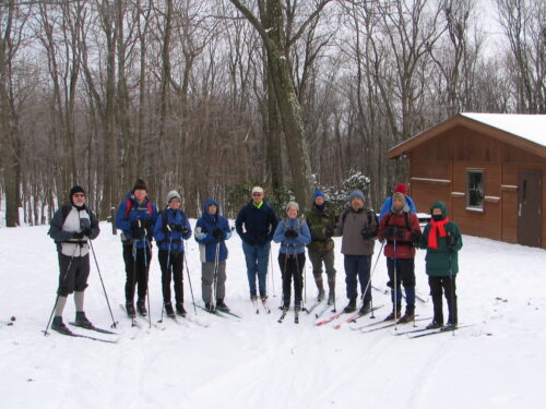 PATC-STS skiers at Laurel Ridge, PA