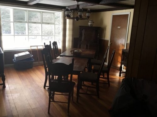 Dining room in our rental Lapin Tupa