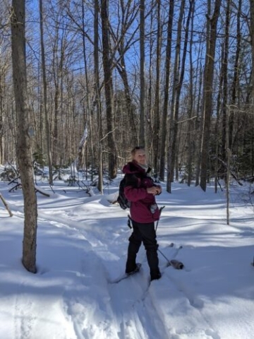 Shae waiting for us slowpokes