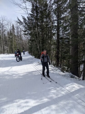 Ed and Bela with the fat tire bikes