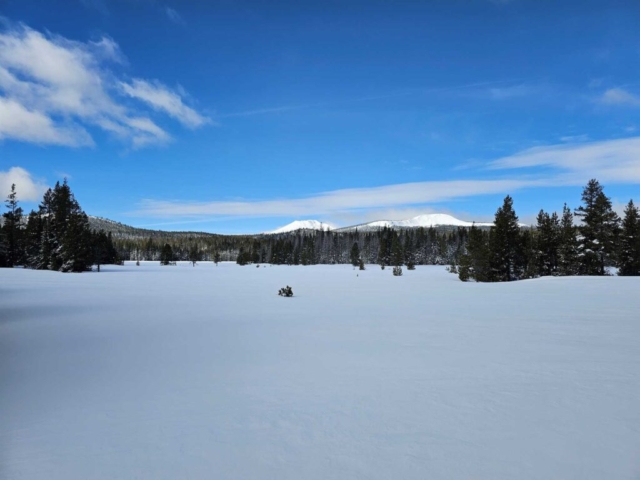 View at the lake Swampy Sno-Park, Bend, OR