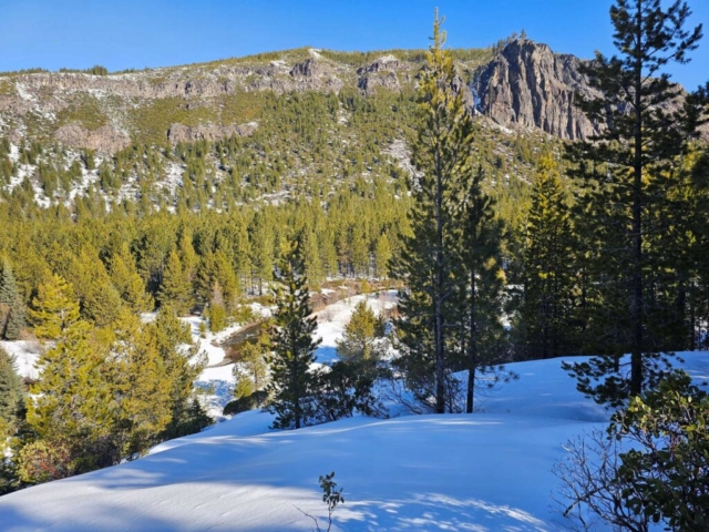 Trail into Tumalo Falls, Bend, OR