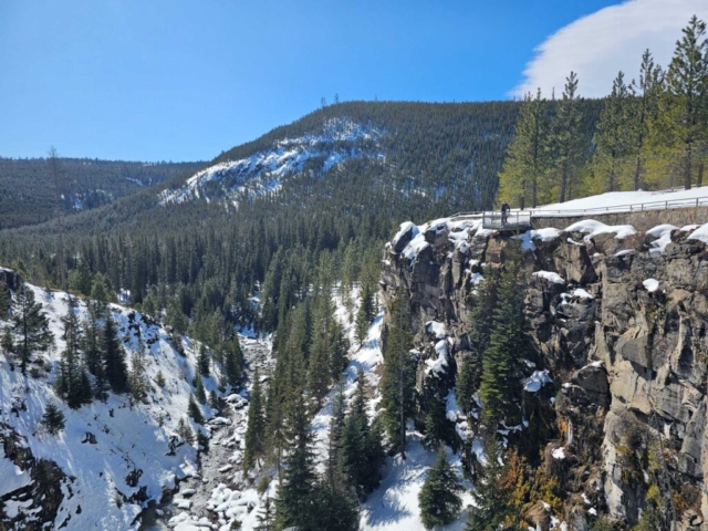 View from Tumalo Falls, Bend, OR