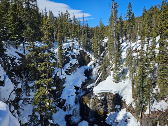 Double Falls at Tumalo Falls, Bend, OR
