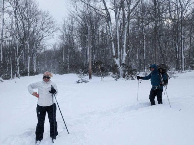 Sandra and Brent on the Spudder Trail