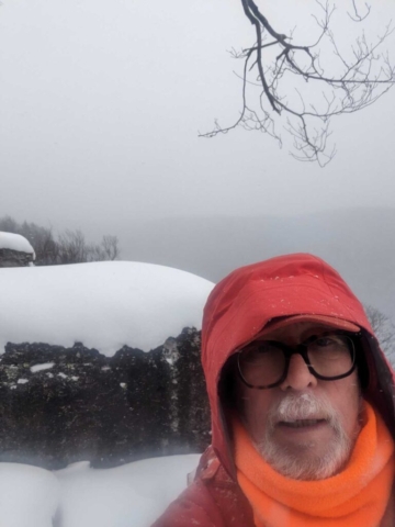 Ralph at Pase Point Overlook, Blackwater Falls Canyon