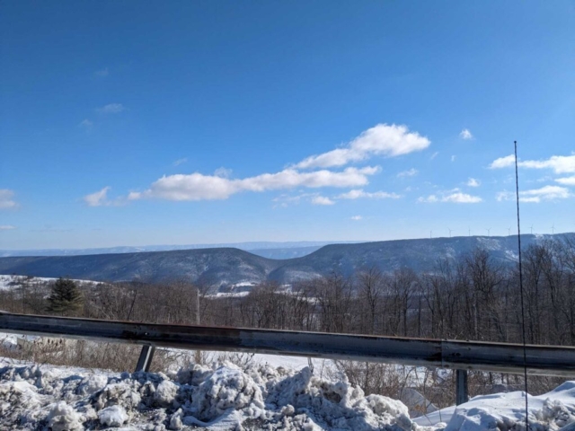 At the Escarpment on the way home