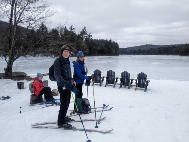 Althea, Doug and Marcie at Woods Lake