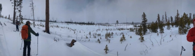 Ed, Brent and Bela at Upper Three Creeks Sno-Park, Bend, OR