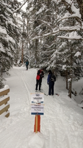 Ski trails in New Hampshire's White Mountains
