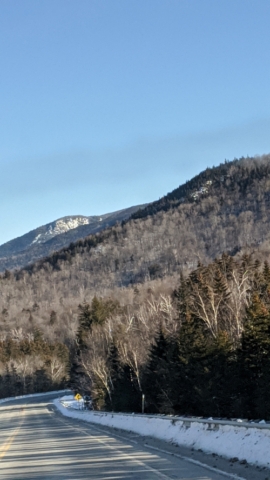 Mountain scenery in New Hampshire