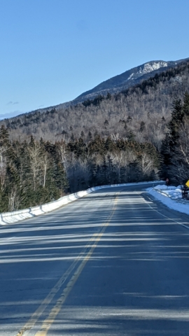 Mountain scenery in New Hampshire
